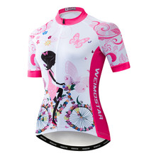 Weimostar Cycling Jersey Women Summer Short Sleeve Bike MTB Jersey Shirt Quick Dry Bicycle Clothes Cycling Wear Maillot Ciclismo 2024 - buy cheap