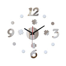 New 3d Clock Wall Clocks Living Room Modern Circular Reloj De Pared Large Decorative Digital Watch  Stickers 2024 - buy cheap