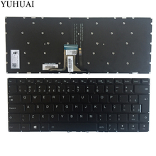 Новая Бразильская клавиатура для Lenovo Yoga 710-15IKB 710-15ISK 710-14IKB 710-14ISK черная клавиатура ноутбука br с подсветкой 2024 - купить недорого