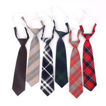 Fashion Women Neck Tie for Christmas Cotton Boys Girls Ties Slim Plaid Necktie For Gifts Casual Novelty Tie Rubber Neckties 2024 - buy cheap