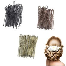 20pcs/lot U Shaped Hairpin Hair Clips Pins Metal Barrette Women Hair Styling Tools Accessories Braided hair Tool 2024 - buy cheap