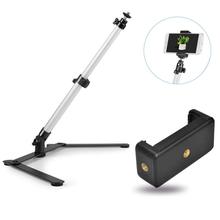 Photo Copy Stand Macro Camera Table Top Monopod Stand with 360 Degree Swivel Ball Head Mount & Cellphone Clamp for DSLR Video 2024 - buy cheap