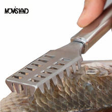 1PCS Stainless Steel Fish Scraper Knife Fish Skin Scaler Brush Cleaner Peeler Cooking Tools 2024 - buy cheap