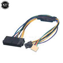 1 pcs ATX 24pin para Motherboard 2-porta 6pin adaptador de alimentação cabo para HP Z220 18AWG Z230 SFF mainboard Conectores 2024 - compre barato