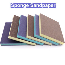 URANN 1pcs High Quality Polishing Sanding Sponge Block Pad Sandpaper Assorted Grit Abrasive Tool 80/100/120/150/180/220 Grit 2024 - buy cheap