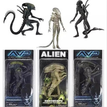 Alien Grid-figura de acción de Guerrero Xenomorph, muñeco de juguete, regalo 2024 - compra barato
