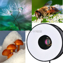 Anel Difusor Softbox para SpeedLite Flash light 45 cm dobrável Shoot Macro macio box para Canon para Nikon para Sony YongNuo 2024 - compre barato