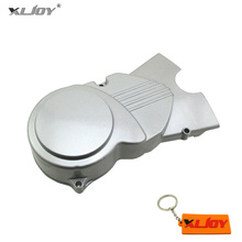 XLJOY Silver Left Engine Stator Cover For 50cc 70cc 90cc 110cc 125cc Dirt Pit Bike CRF50 XR50 Lifan YX SSR 2024 - buy cheap