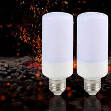 E27 E14 85-265V LED Flame Effect Bulb 2835SMD Fire Light Lamp 110V 220V Flicker Burning Simulate Dynamic Leds Lampada 2024 - buy cheap