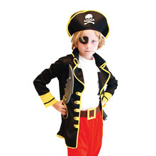 Fantasia cosplay Pirate Captain Halloween Christmas party costume suits stage performance suits carnival costume 2024 - buy cheap