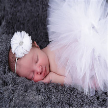 Newborn Photography Props Infant Costume Outfit Princess Baby Tutu Skirt Headband для фотосессии новорожденных baby fotografie 2024 - buy cheap