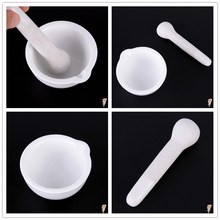 1Pcs 6ml Ceramic Porcelain Mortar And Pestle Mix Grind Bowl Set Laboratory Herbs Kitchen 2024 - buy cheap