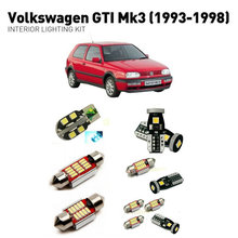 Светодиодные интерьерные огни для volkswagen gt-i mk3 1993-1998 11 шт. светодиодные лампы для автомобилей комплект освещения автомобильные лампы Canbus 2024 - купить недорого