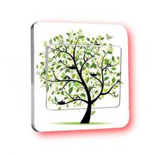 2pcs colored tree lights PVC switch stickers socket stickers waterproof creative decoration children bedroom living room decorat 2024 - buy cheap