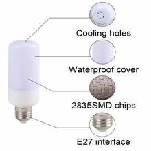 E14 E27 Ampoule LED Flame Effect Bulb 85-265V 3 Modes E12 E26 B22 LED Diode Dynamic Flame Lamp Home Indoor Atmosphere Lighting 2024 - buy cheap