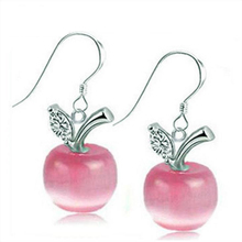 Pendientes largos de Plata de Ley 925 para mujer, aretes de gota con cuentas blancas y rosas, venta al por mayor, 5Y093 2024 - compra barato