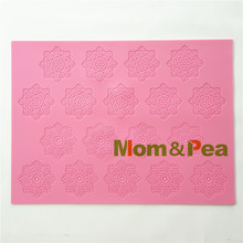 Mom&Pea GX163 Free Shipping Silicone Lace Mold Big Size Cake Decoration Fondant Cake 3D Mold Food Grade Silicone Mould 2024 - buy cheap