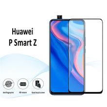 Для Huawei P Smart Z закаленное стекло 9H 2.5D защита экрана полное покрытие стеклянная защитная пленка 6,59" 2024 - купить недорого