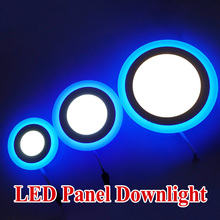 Panel de luces LED ultradelgado para empotrar en el techo, de tres modelos luz redonda, 6w, 9w, 18w, 10 unids/lote, AC85-265V 2024 - compra barato