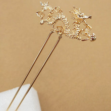 Handmade Wedding Phoenix Dragon Hair Pins Bridal Accessories Retro Hairpin Clips Comb Headdress Prom Bridal Wedding Hair Tool 2024 - buy cheap