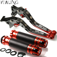 Motorcycle Adjustable Folding Brake Clutch Levers Handlebar Hand Grips For SUZUKI SV650 SV 650 1999-2012 2006 2009 2010 2011 2024 - buy cheap