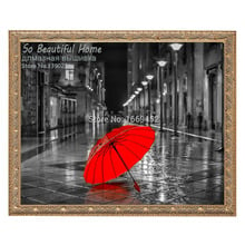 Diy Diamond Embroidery Craft Scenic Series Red Umbrella Mosaic Night Street Diamond Mosaic Kit Set Diamond Painting Needlework 2024 - buy cheap