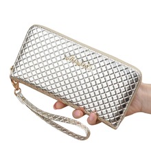 Cartera larga de piel sintética con cremallera para mujer, portatarjetas de negocios, gran oferta, 2018 2024 - compra barato