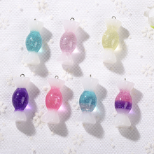 10pcs 38*16mm sweet candy charms resin charms necklace pendant keychain charms for DIY decoration 2024 - buy cheap