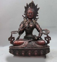 12 Tibet Buddhism Bronze Copper Vajradhara Vajrasattva Buddha Bodhisattva Statue 2024 - buy cheap