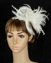 Женская шляпка-Вуалетка Nice Sinamay, Элегантная шляпка для коктейвечерние, аксессуары для волос 2024 - купить недорого