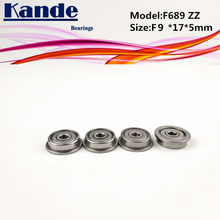 Kande Bearings F689 ZZ 10pcs ABEC-1 F689ZZ  F689-2Z Miniautre F689 Ball Bearing F8x6x5mm F689-2Z 2024 - buy cheap