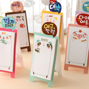 5 Pcs Cute Korean cartoon sticky notes creative post notepad filofax memo pads office supplies school kawaii stationery 2022 - buy cheap