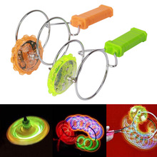 1 шт. светящиеся магнитные гироскопические колеса Забавный мигающий свет вращающаяся игрушка для детей @ ZJF 2024 - купить недорого