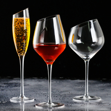 Бокал для красного вина со скошенным горлом бокал для шампанского креативный бокал для бордового вина бокал для бара ресторана Питьевая утварь 2024 - купить недорого