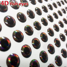 Isca de pesca esportiva 4d, isca de pesca para olhos tamanho 3mm-12mm quantidade com olhos de peixe bom: 300 pçs/lote 2024 - compre barato