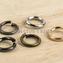 Anéis de coluna dourados, brilhantes e prata, rodio, bronze,(3mm-7mm) cores mistas, sem chumbo e níquel 2024 - compre barato