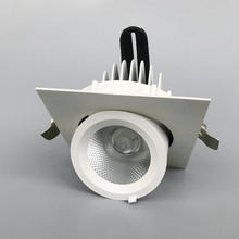 Luz de techo LED COB giratoria, 360 grados, redonda, alta, 10W, 20W, 30W, color blanco cepillado 2024 - compra barato