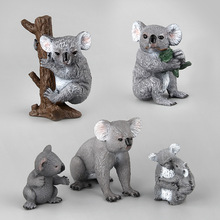 Coalas 5 estilos Figura de Ação & Toy Animal Dos Animais Selvagens Modelo PVC Boneca Figura Collectible Coleção Para Kid Presente Das Crianças Brinquedos 2024 - compre barato