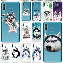 Hot husky puppy dog Silicone Phone Case For Samsung Galaxy A80 A70 A60 A50 A40 A40S A30 A20E A2CORE M40 Note 10 Plus 9 8 5 Cover 2024 - buy cheap