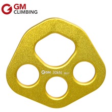 30KN Aluminum Bear Paw Rigging Plate Climbing Device Multi Point Anchor Plate For Rescue Rock Climbing Caving Tree Arborist 2024 - buy cheap