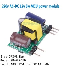 1pcs 220V to12V AC220V to DC12V 5W 0.5A Isolated module switching power supply bare board PLA05D-12V L1219 2024 - buy cheap
