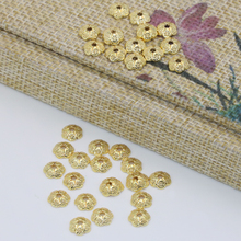 Acessórios espaçadores beads caps 6mm de preços por atacado frete grátis qualidade superior da forma da flor 30 pcs esculpido achados jóias B2566 2024 - compre barato