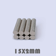 20/50/100Pcs 15x2 mm Neodymium Magnet Strong Round Magnet N35 15*2 mm Search Magnet Rare Earth Magnets For Crafts Gallium Metal 2024 - buy cheap