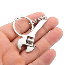 Adjustable Mini Wrench Spanner Keychain Portable Gadgets Creative Tool Silver Metal Key Chain Creative Gift DIY Repair Tools 2024 - buy cheap