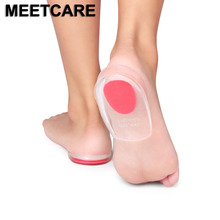 Palmilhas de calcanhar, proteção de calcanhar em gel de silicone para alívio de dor no calcanhar, almofada para cuidados com os pés, 2024 - compre barato