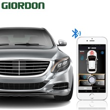 Llave inteligente con sistema de alarma para coche, dispositivo con detención de empuje para teléfono móvil Android e IOS, sensor de seguridad, entrada pasiva sin llave 686A 2024 - compra barato
