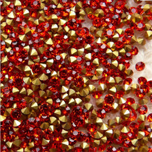 Mhs. sun siam strass vermelho cristal embutido pedra de cristal de vidro ponta de volta solta strass para roupas/acessórios de joias 2024 - compre barato