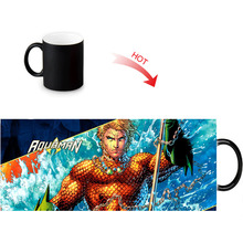 Aquaman printed color changing mugs home porcelain tea milk cup personalized ceramic water coffee magic mug 12oz 2024 - buy cheap