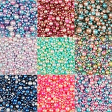 250PCS 4 6 8 10mm Mixed No Hole ABS Imitation Pearl Beads Loose Beads For Nail Art DIY Craft Scrapbook Decoration 2024 - buy cheap