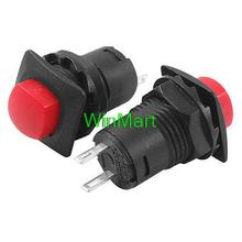 20 шт AC 125 V/3A 250 V/1.5A SPST Мгновенный Красный кнопочный выключатель/(вкл.) 2024 - купить недорого
